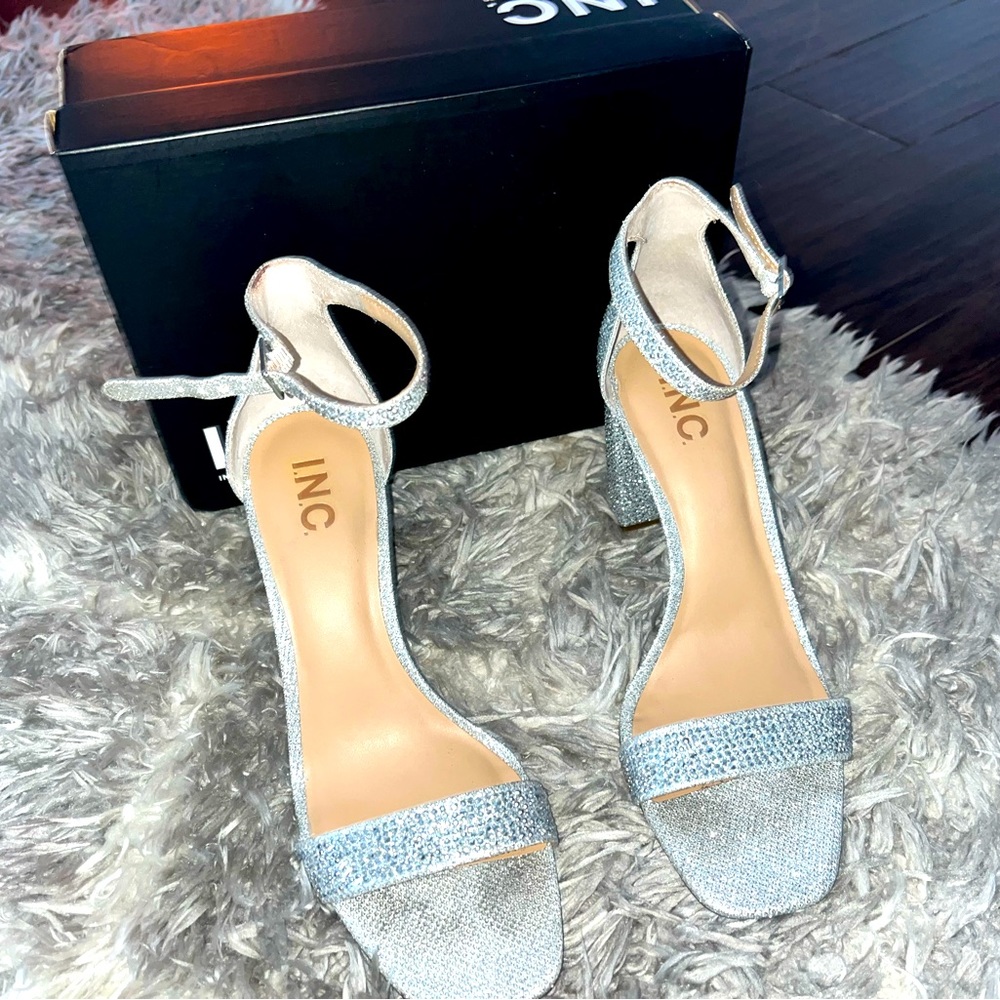 INC BLING STRAP SANDALS